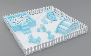 Dynamic Blue Soft Play Set